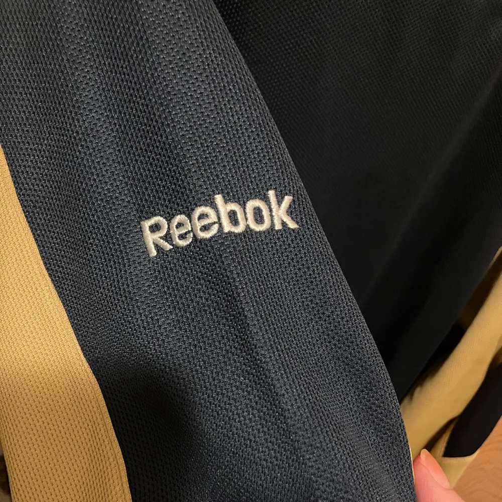 Reebok Navy and Gold Logo Sweatshirt - Picture 5 of 5
